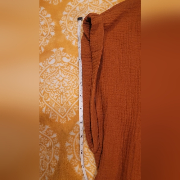 L*Space Mika Romper Amber Size M 100% Cotton With Mother Of Pearl Buttons - Picture 15 of 16